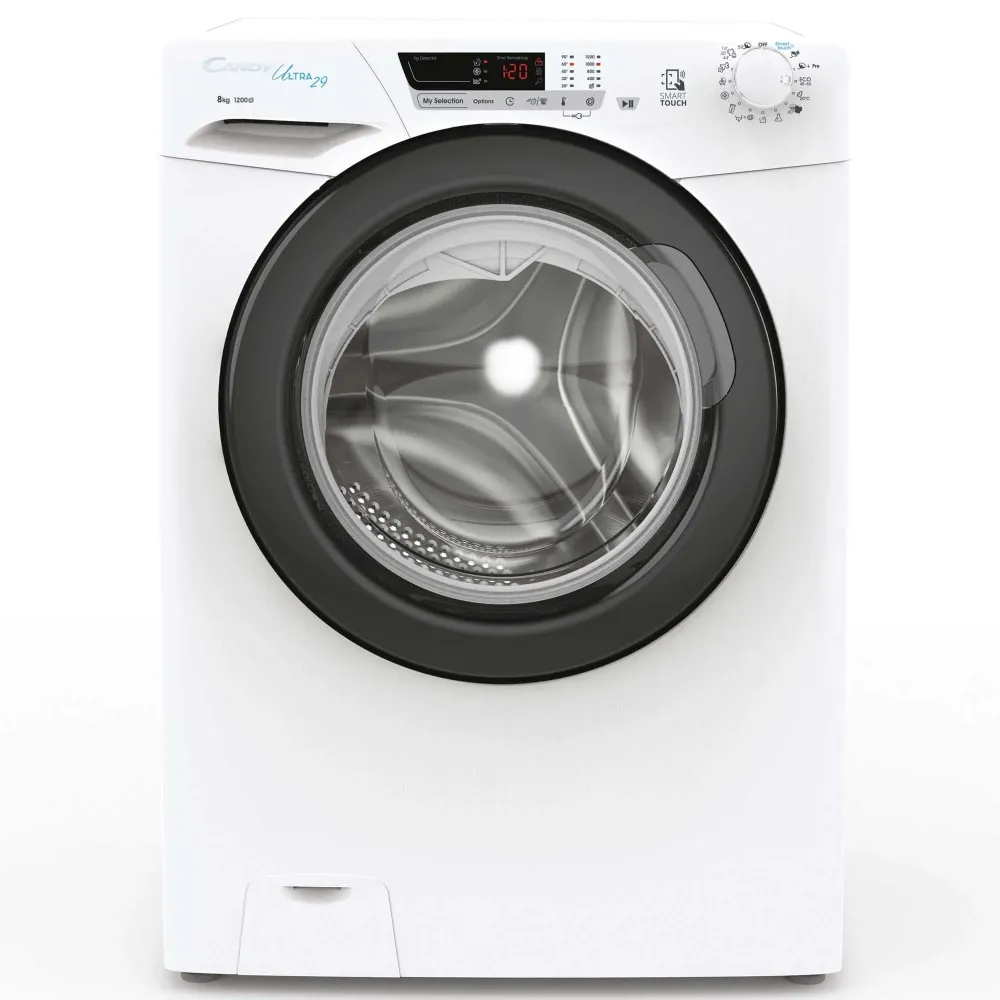 Mașă de spălat rufe Candy HCU1282DB/1-S | 8kg, 1200rpm, 40 programe, clasa D