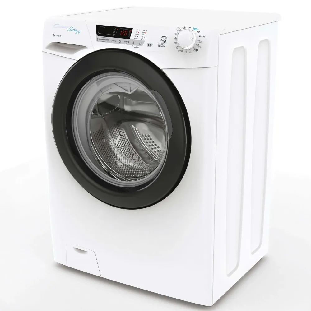 Mașă de spălat rufe Candy HCU1282DB/1-S | 8kg, 1200rpm, 40 programe, clasa D
