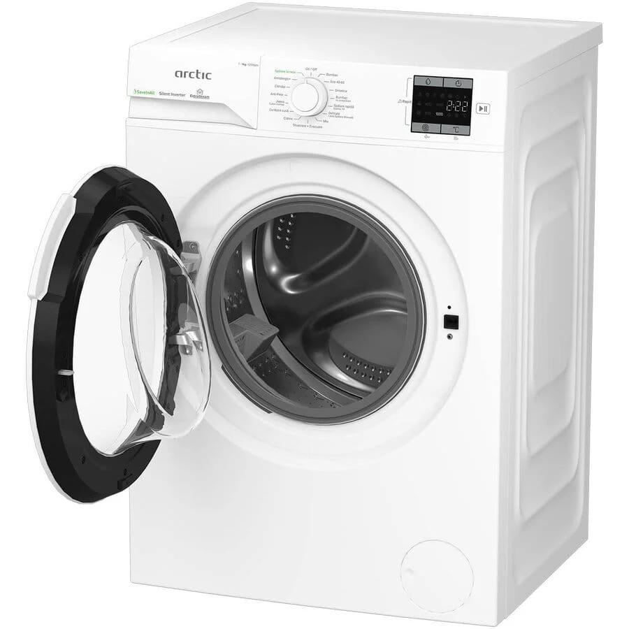 Masina de spalat rufe Arctic APLM1WFSU19210W | 9kg, 1200RPM, Inverter, Steam,