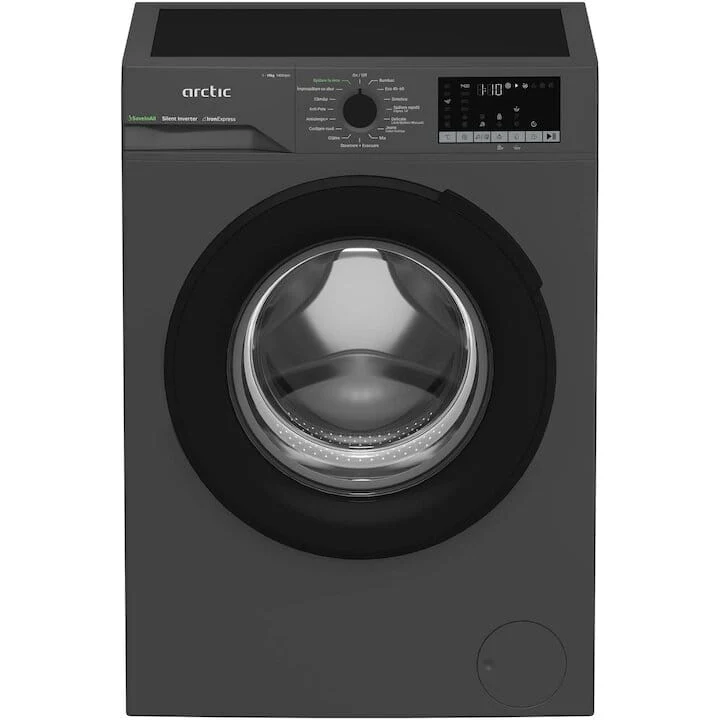 Masina de spalat rufe Arctic APLM2WFSU210411A | 10kg, 1400RPM, Clasa , Motor Inverter, Antracit