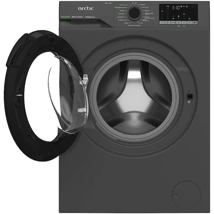 Masina de spalat rufe Arctic APLM2WFSU210411A | 10kg, 1400RPM, Clasa , Motor Inverter, Antracit