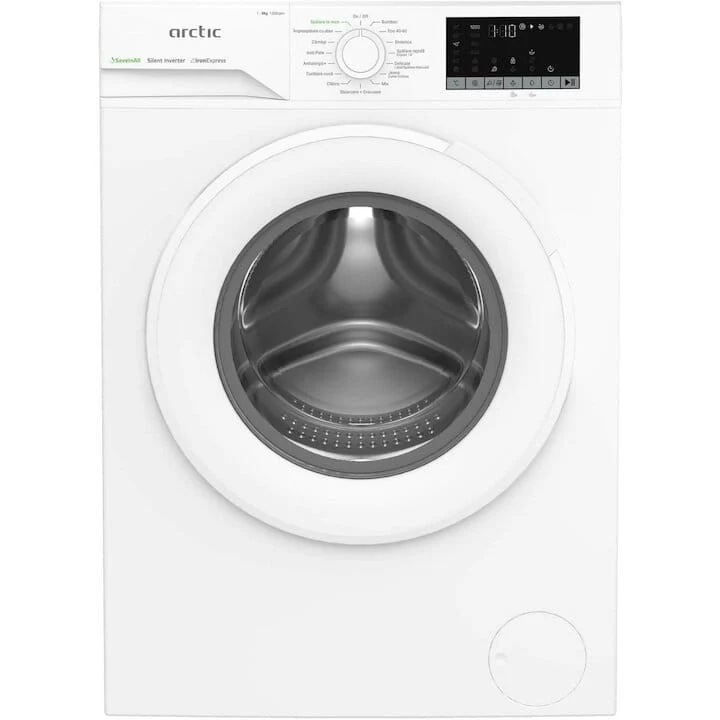 Masina de spalat rufe Arctic APLM2WFSU28211W | 8kg, 1200rpm, , Inverter, ExtraSteam