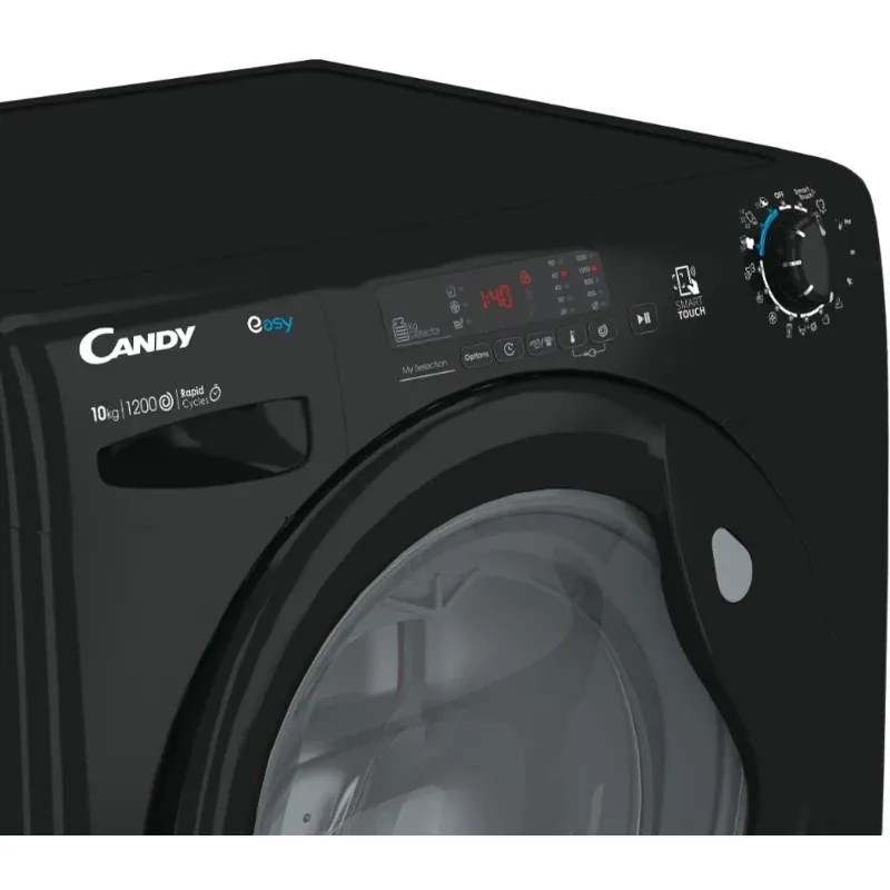 Masina de spalat rufe Candy EY 12102DBBE/1-S | 10kg, 1200rpm, Clasa E, Negru