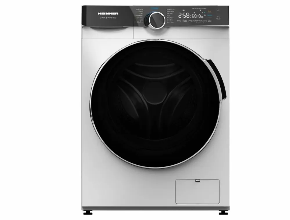 Masina de spalat rufe slim cu uscator Heinner HWDM-M814IVKA | 8kg spalare, 6kg uscare, 1400RPM,