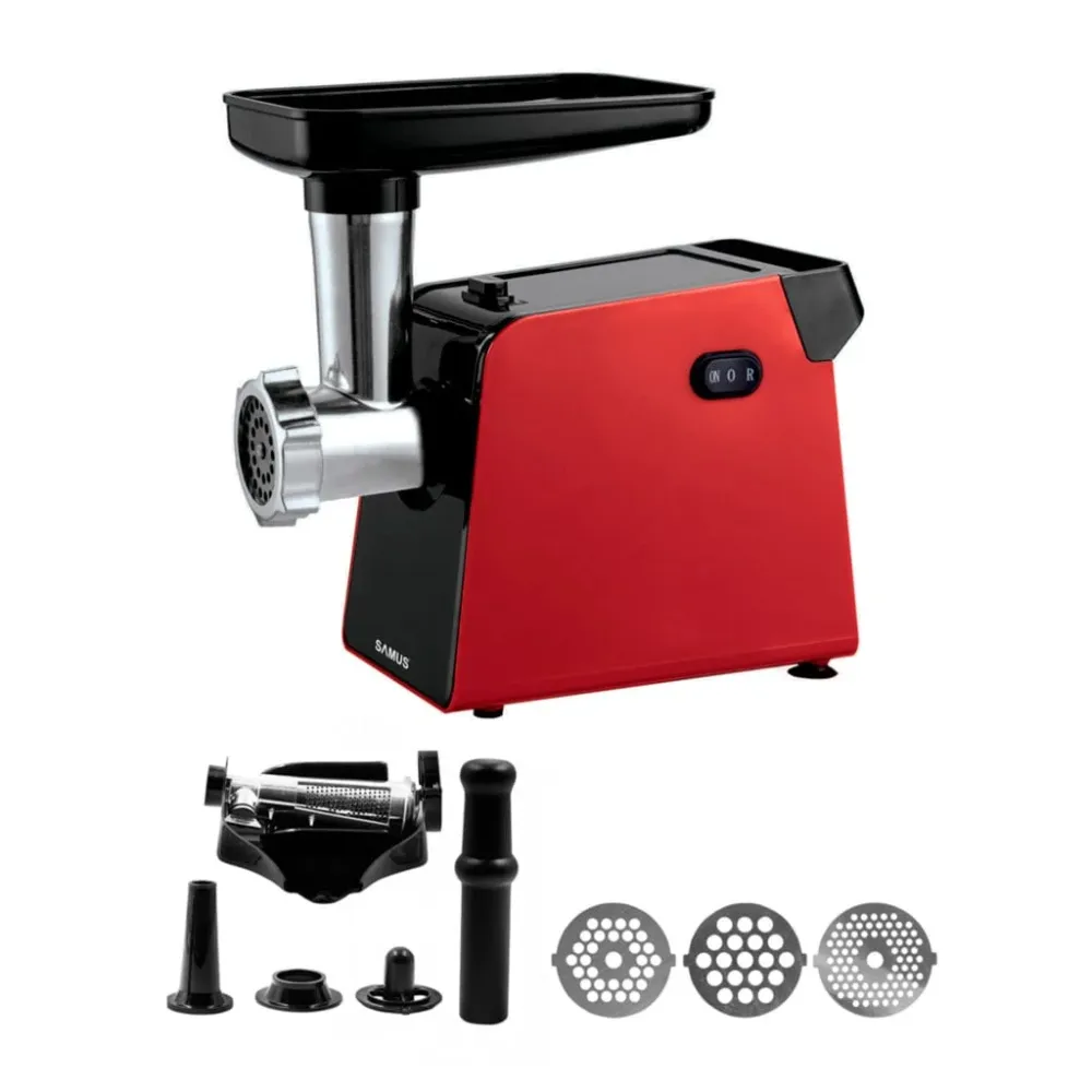 Masina de tocat Samus SMT1210RED | 1200W, 1.8kg, Inox