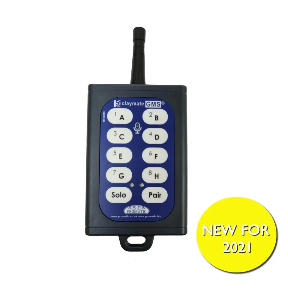 Telecomanda Promatic Claymate pentru 8 lansatoare