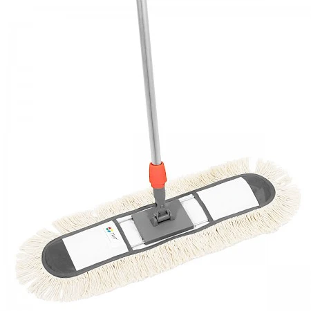 Mop plat profesional cu suport și rezervă din bumbac Super Soft 80 cm