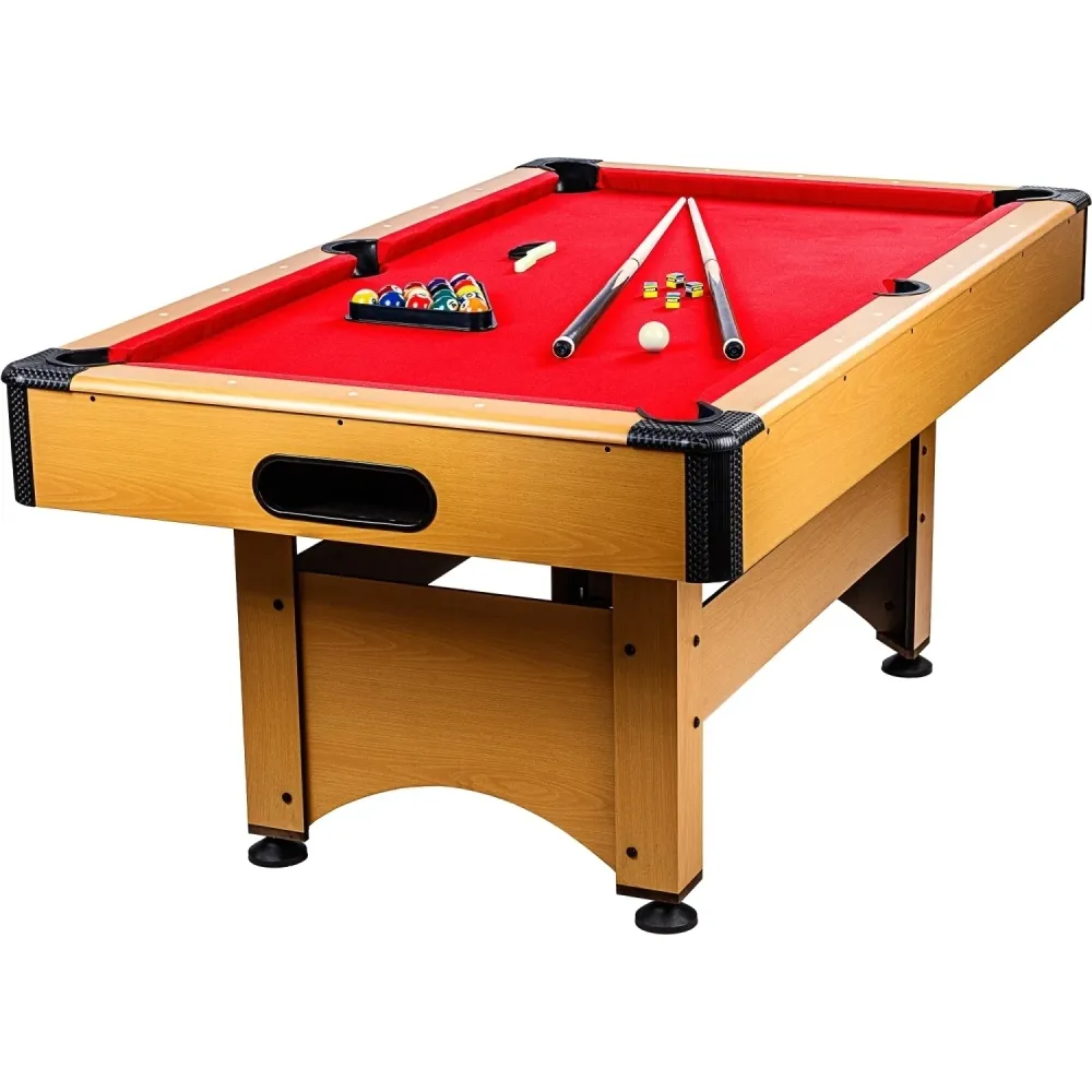 Masa de biliard 6ft, Trendline, crem/rosu
