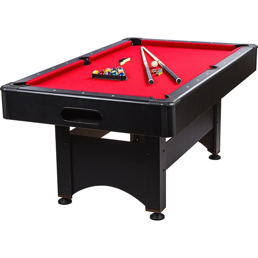 Masa de biliard 6ft, Trendline, negru/rosu