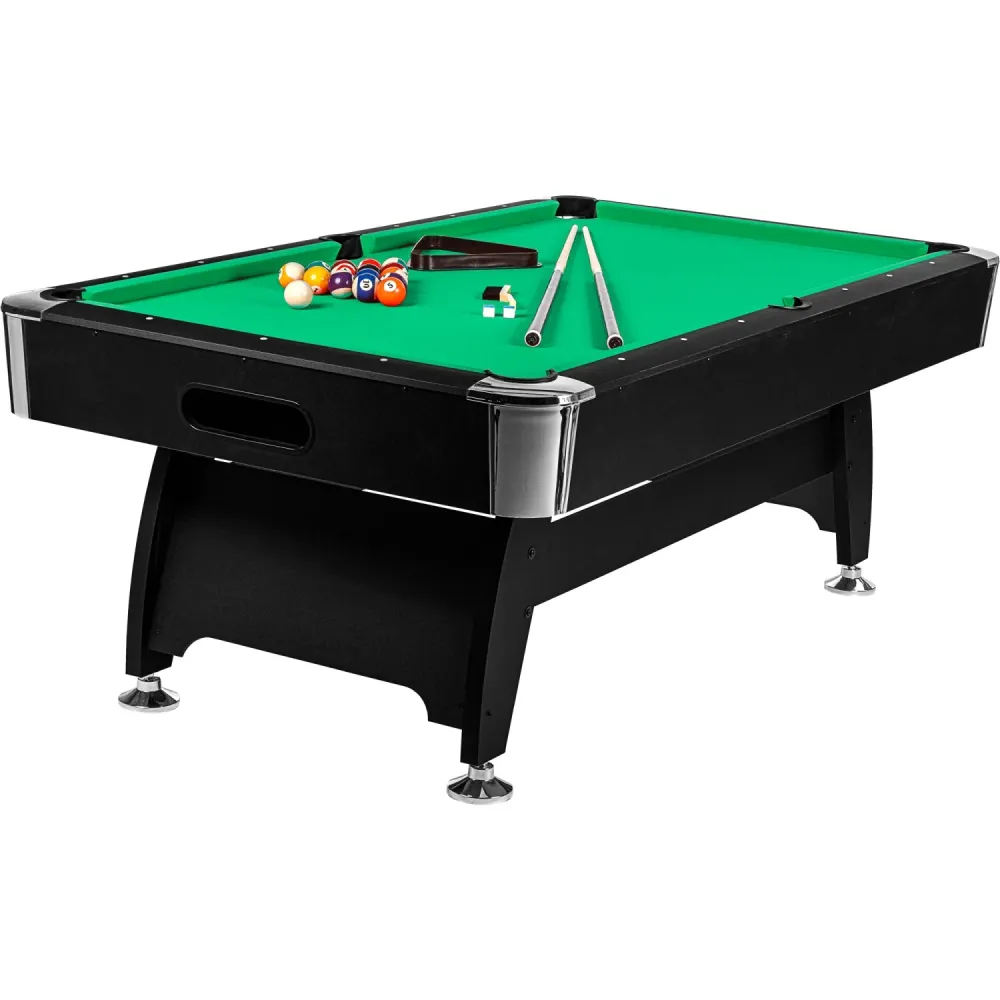 Masa de biliard 8ft, Premium, negru/verde