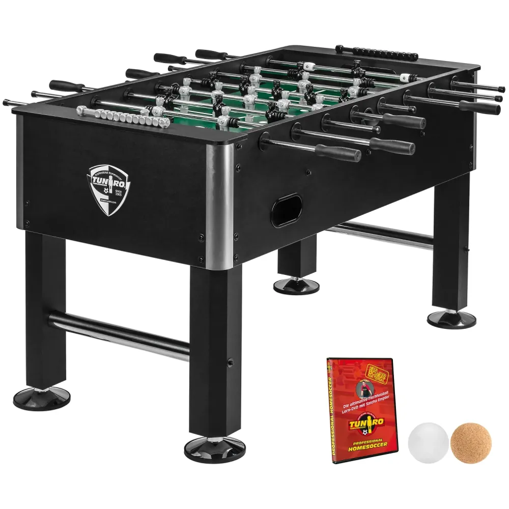 Masa de foosball BASIC, negru