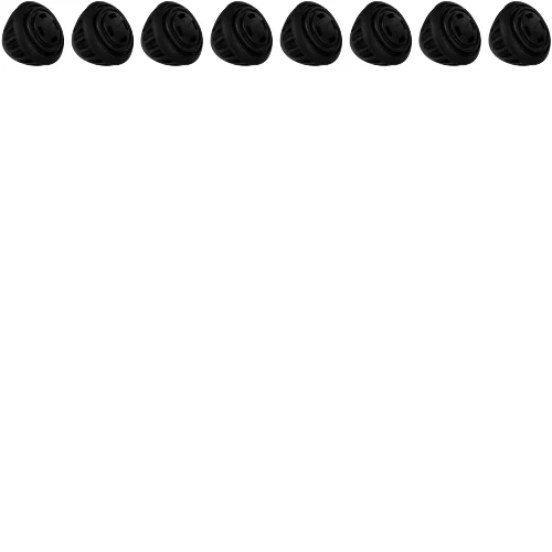 Set de 8 capacele pentru bara de siguranta mesei de fotbal, 13mm