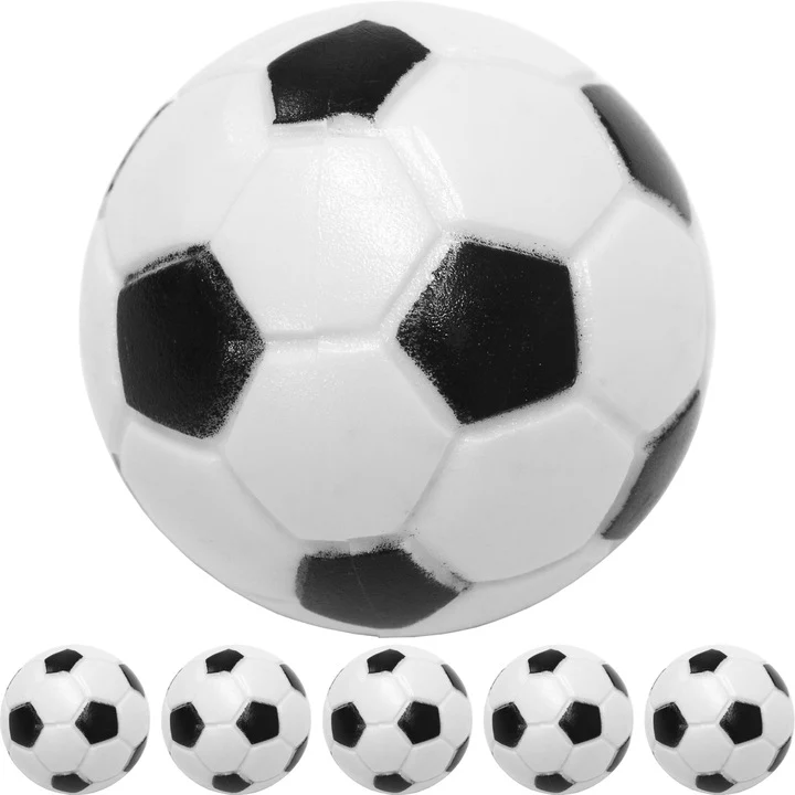 Set de 5 mingi de fotbal de masa foosball, 31mm