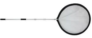 Minciog mare cu mâner telescopic (80cm plasa, 160-300cm mâner)