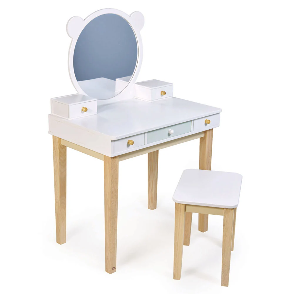 Masuta cosmetica cu scaun, din lemn premium - Forest Dressing Table - TL8821