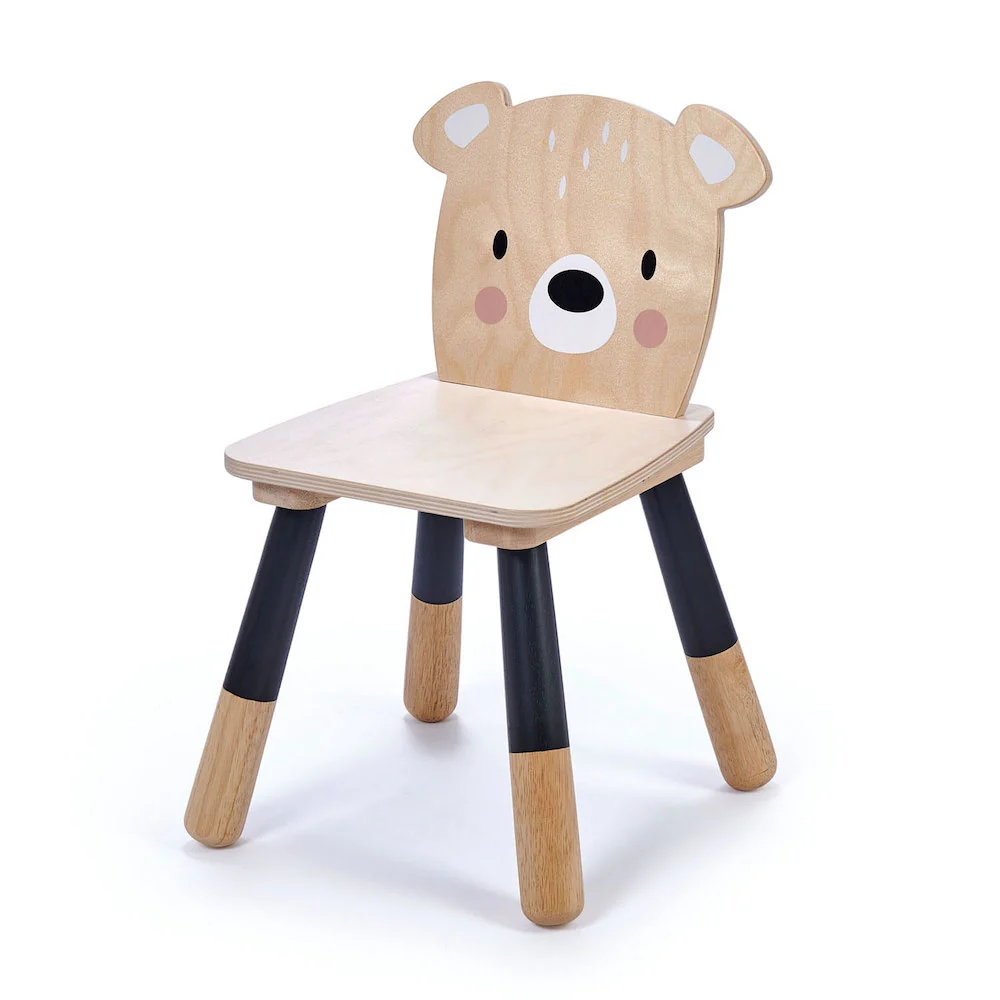 Scaunel Ursulet, din lemn premium - Forest Bear Chair - TL8811