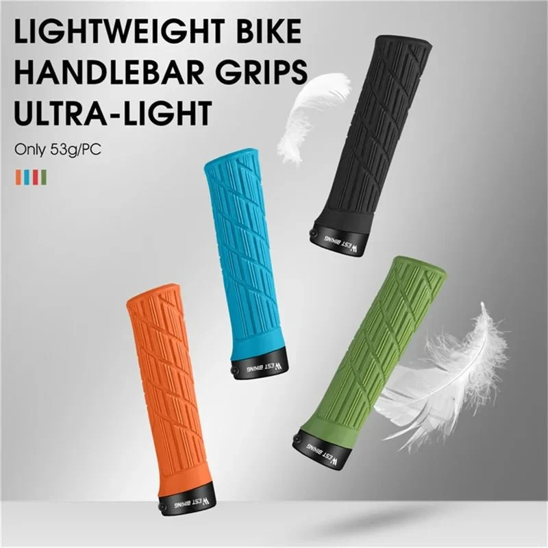 Mânere antiderapante pentru ghidon de bicicletă - Negru