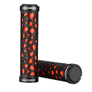 Mânere de bicicletă Rockbros portocaliu și negru