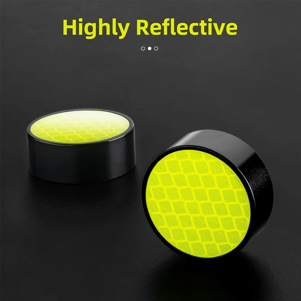 Mânere de bicicletă Rockbros cu reflector verde
