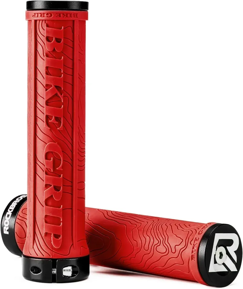 Mânere pentru bicicletă ROCKBROS BIKE GRIP roșu