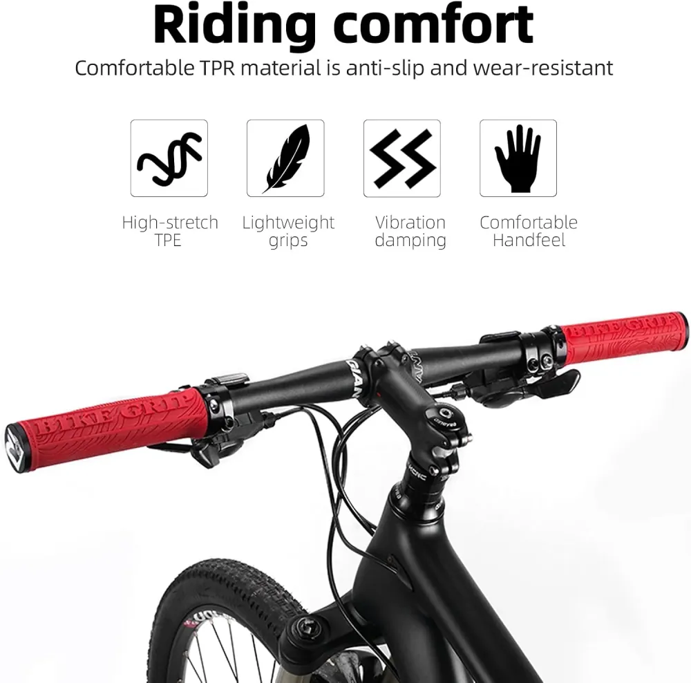 Mânere pentru bicicletă ROCKBROS BIKE GRIP roșu