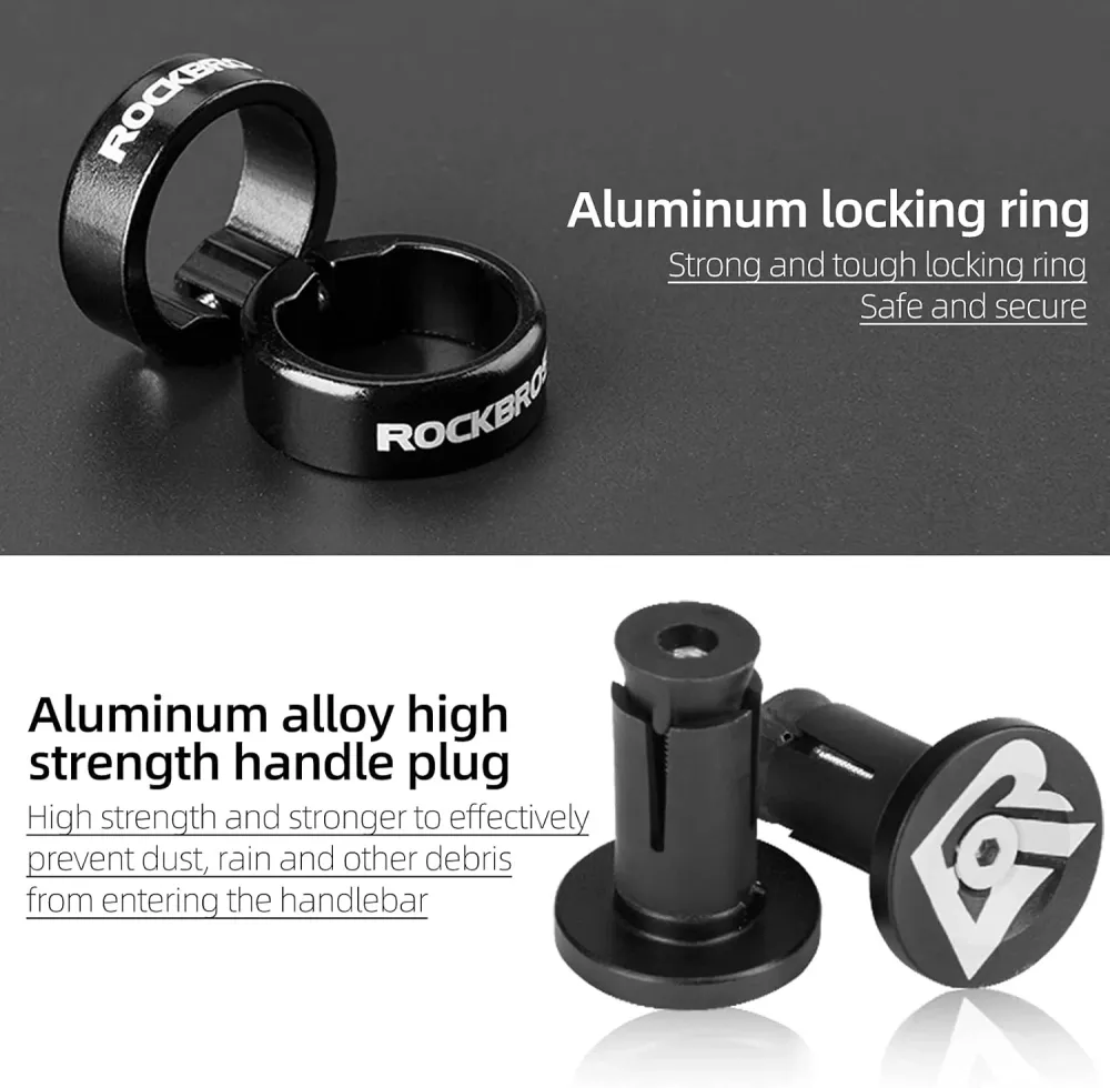 Mânere pentru bicicletă ROCKBROS BIKE GRIP roșu