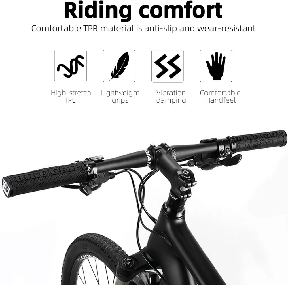 Mânere pentru bicicletă ROCKBROS BIKE GRIP negre