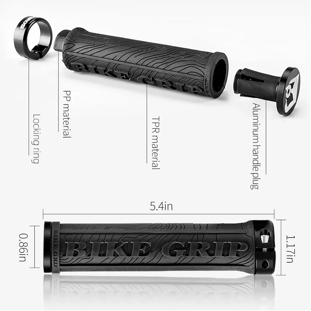Mânere pentru bicicletă ROCKBROS BIKE GRIP negre
