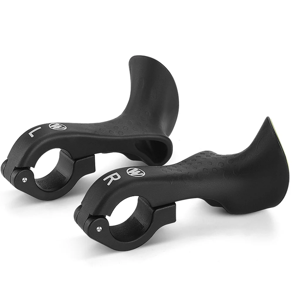 Mânere ușoare pentru bicicletă MTB cu capete fluorescente