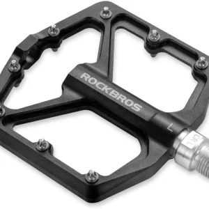 Pedale plate pentru bicicletă din aluminiu