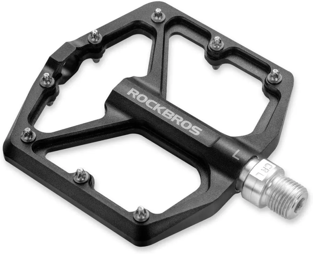 Pedale plate pentru bicicletă din aluminiu
