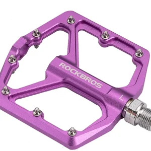Pedale plate pentru bicicletă din aluminiu