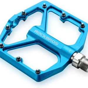 Pedale plate pentru bicicletă din aluminiu