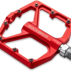 Pedale plate pentru bicicletă din aluminiu