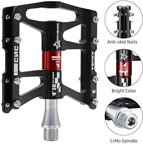 Pedale plate pentru MTB din aluminiu