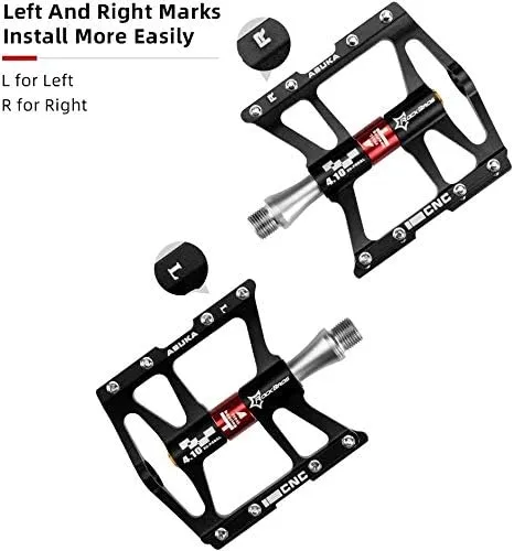 Pedale plate pentru MTB din aluminiu