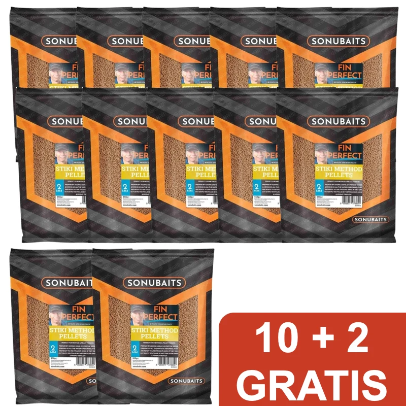 FIN PERFECT STIKI METHOD PELLETS 650g - 2mm 🎁 10+2