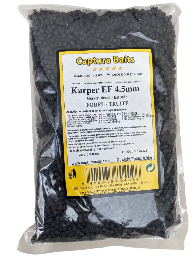 CARP EF PELLET 4.5mm - 900g - 🎁
