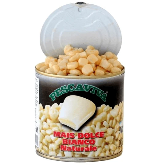 PESCAVIVA WHITE SWEETCORN NATURAL 160g