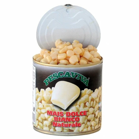 PESCAVIVA WHITE SWEETCORN NATURAL 160g