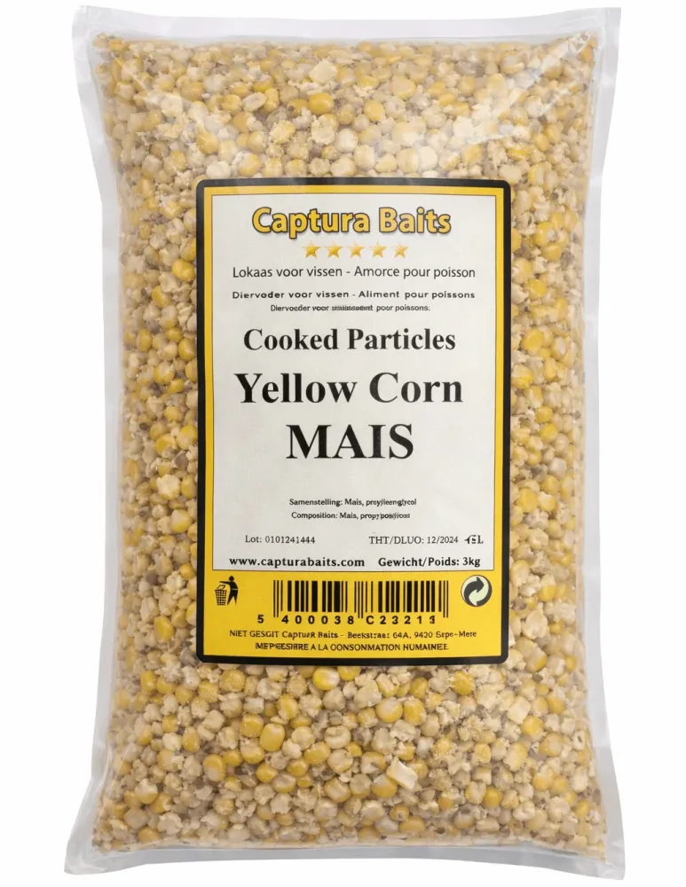 COOKED PARTICLES CORN BUCKET 3kg - 4.5L