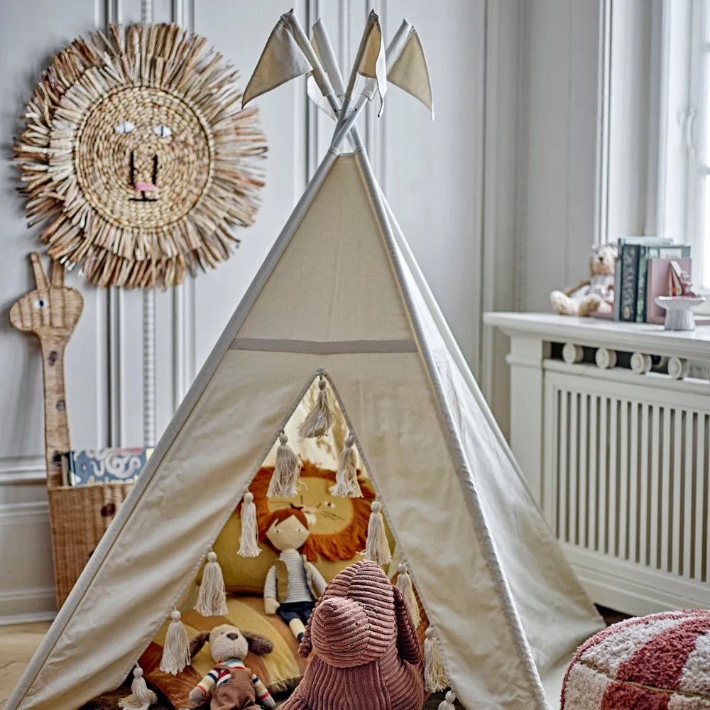 Bloomingville Cort Tipi pentru copii Fardin Nature