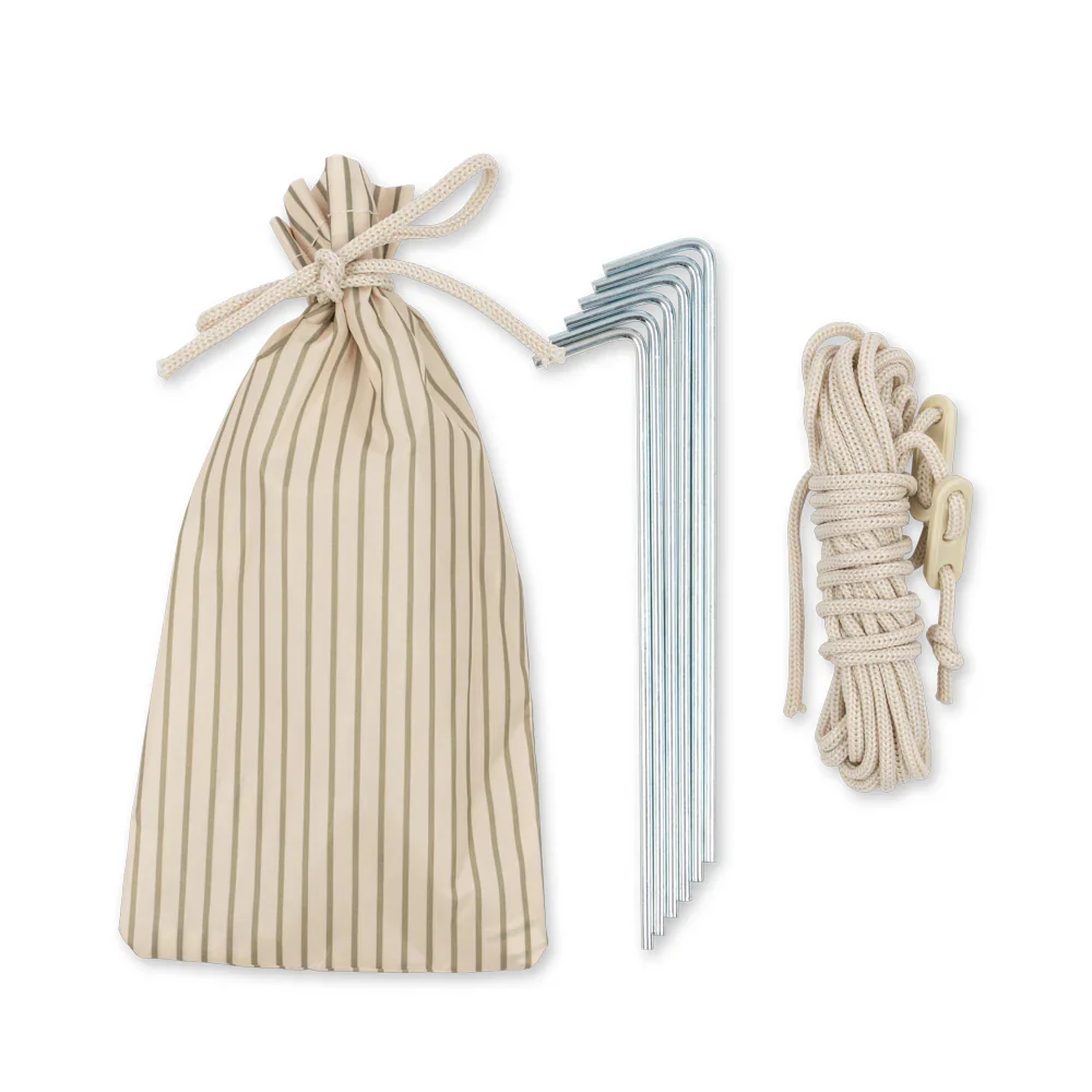 Konges Slojd cort de plajă pentru copii Pop up Tea Stripe