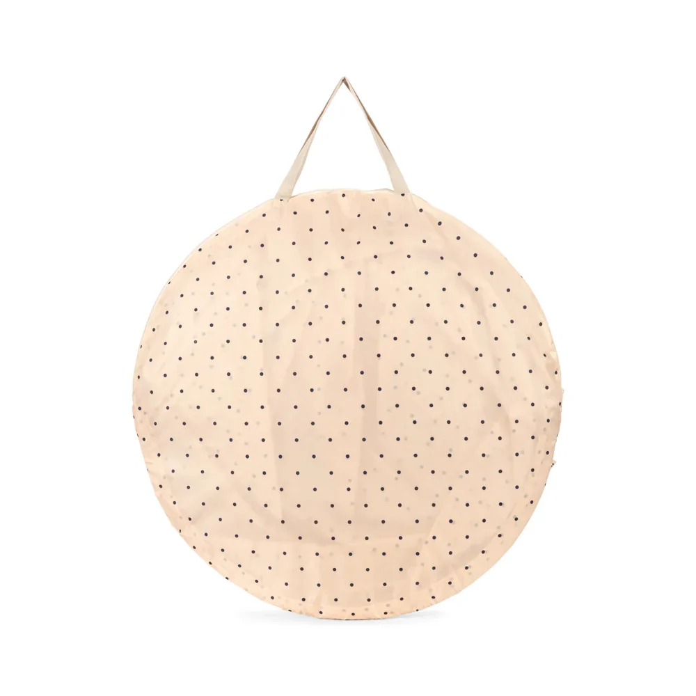 Konges Slojd Cort de plajă pentru copii Pop up Navy Dot