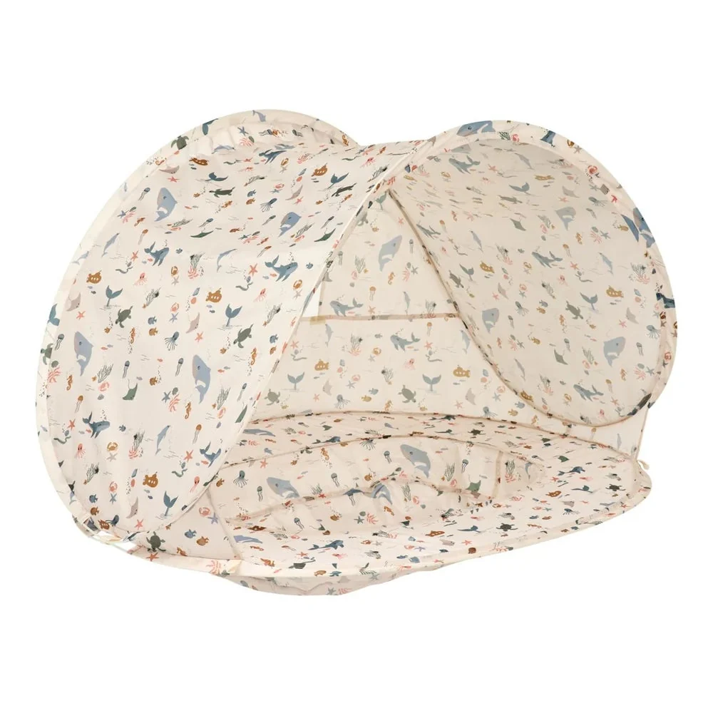 Liewood Cort pentru copii cu basinet Everett Pop Up Sea creature / Sandy