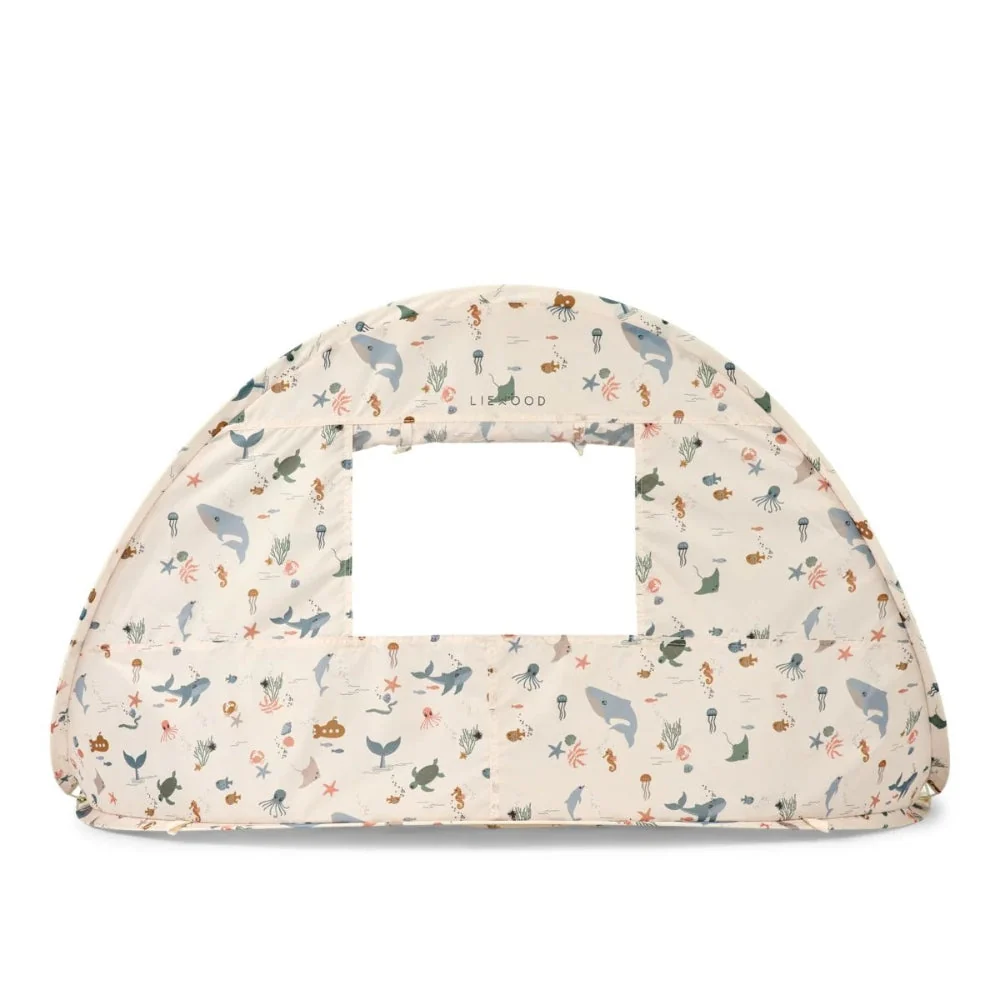 Liewood Cort pentru copii cu basinet Everett Pop Up Sea creature / Sandy