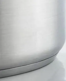 Oala inox cu capac 9 L, Ø 24, H 20 cm, fund capsat triplu stratificat