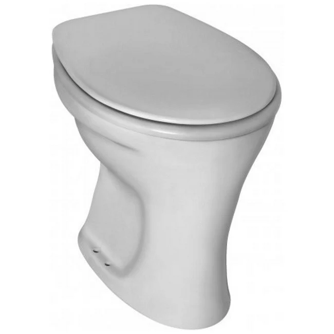 Vas WC dizabilitati pe pardoseala Ideal Standard Eurovit 37x46 cm evacuare verticala, cu oglinda