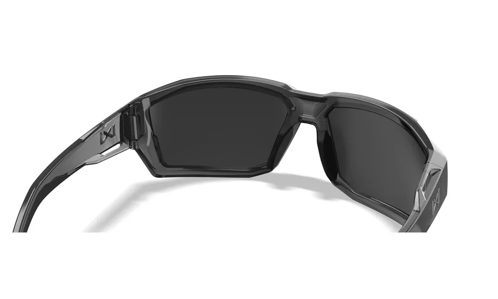 Ochelari Balistici Polarizati Wiley X ALPINE Gloss Crystal Grey | CAPTIVATE™ Blue Mirror
