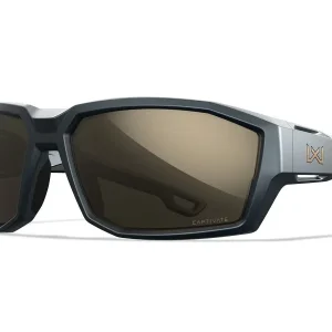 Ochelari Balistici Wiley X ALPINE Matte Graphite Grey | CAPTIVATE™ Tungsten Mirror